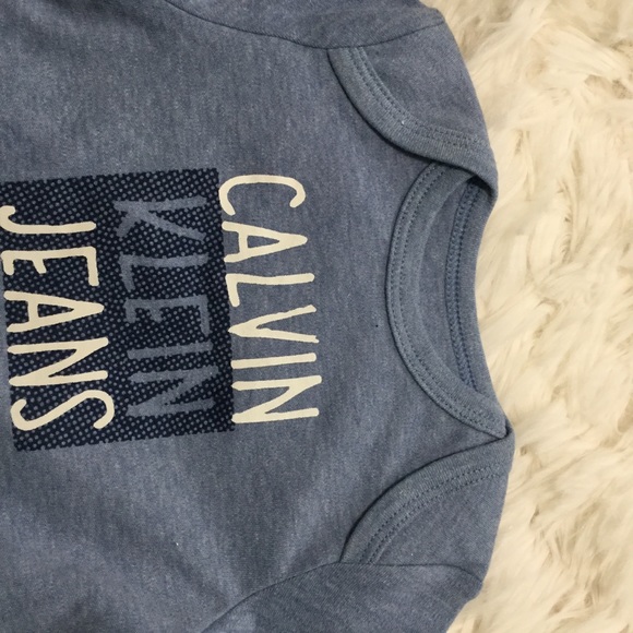 Calvin Klein- Gray and Blue 3pc Bodysuit & Pants - Picture 6 of 16